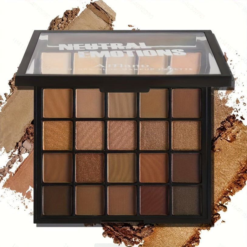 Nude Eyeshadow Palette Makeup, 25 Color Matte Shimmer Brown Gold Eye Shadow Palettes, Pigment Naked Smokey Eyeshadow Pallet For Brown Eyes, Long Lasting Blendable Hypoallergenic Makeup Pallet