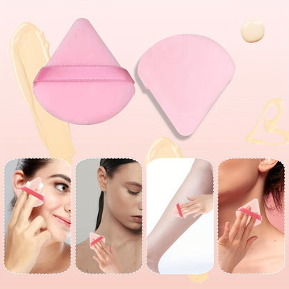 24Pcs Makeup Sponge Set, Beauty Blender Make up Sponges Setting Face Puffs with 16 Pcs Powder Puff and 8 Pcs  Makeup Sponges for Liquid, Cream, Powder, Foundation, Facial Makeup Tools